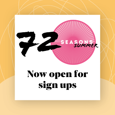 72seasons Summer logo sign up